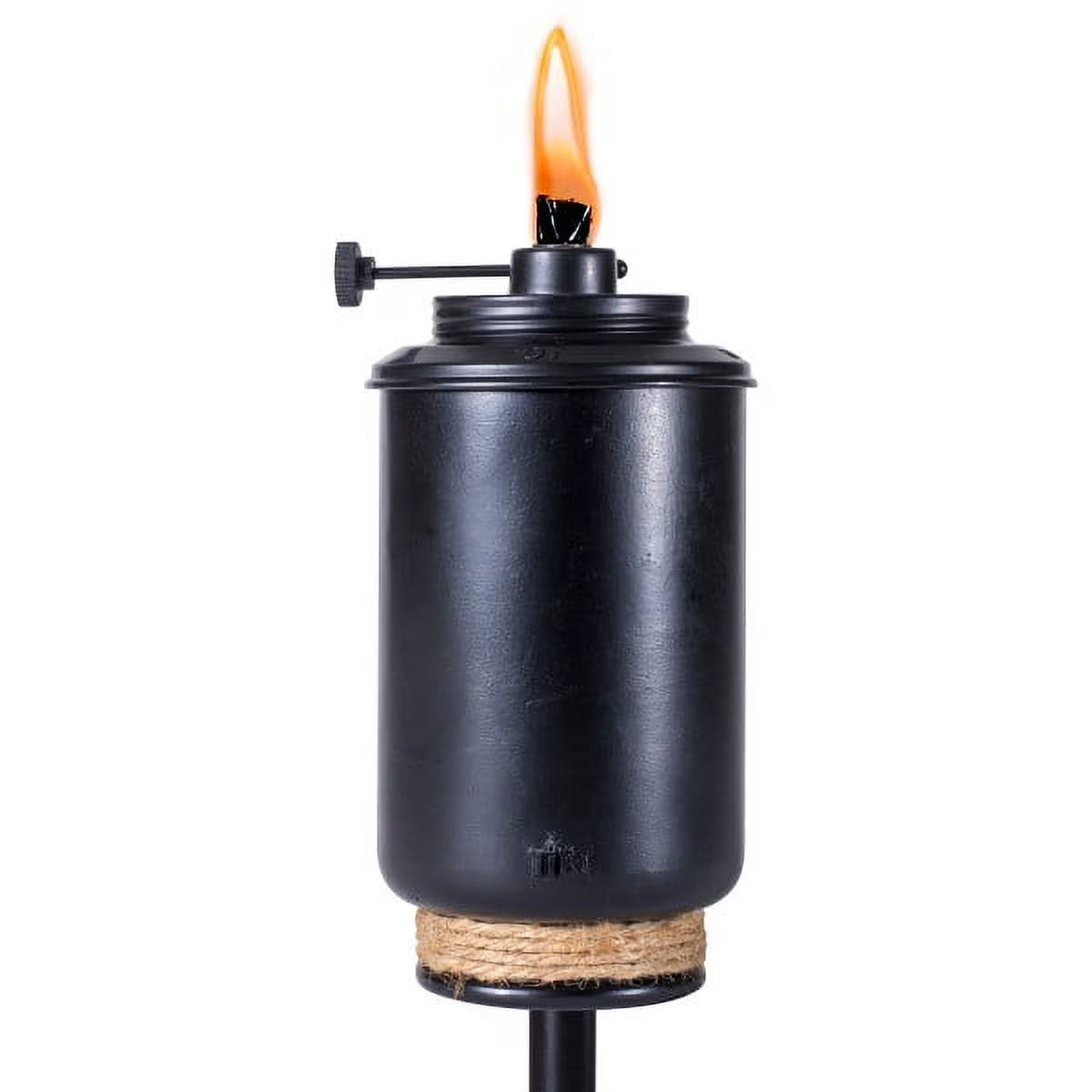 Adjustable Flame 65" TIKI Torch Resin Black S62711