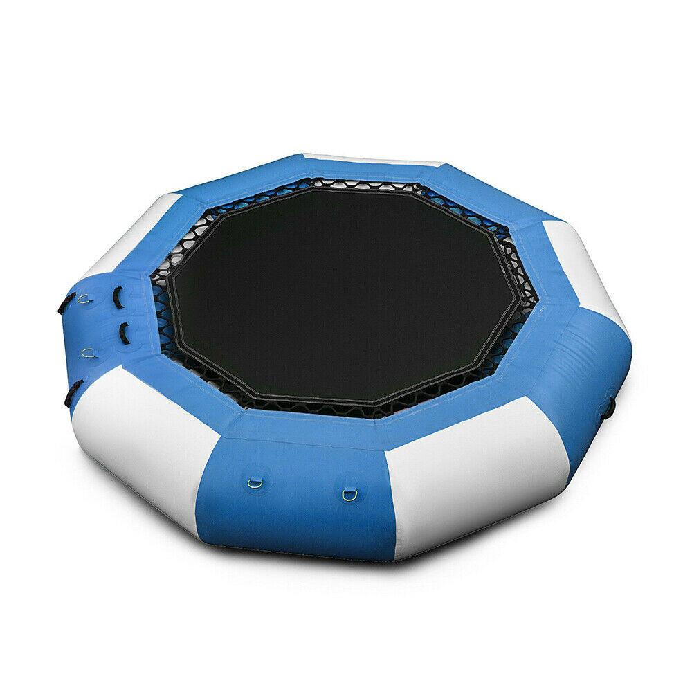 17Ft Inflatable Water Trampoline Floating Jump Bounce Platform 400kg/ 880lb Z225997