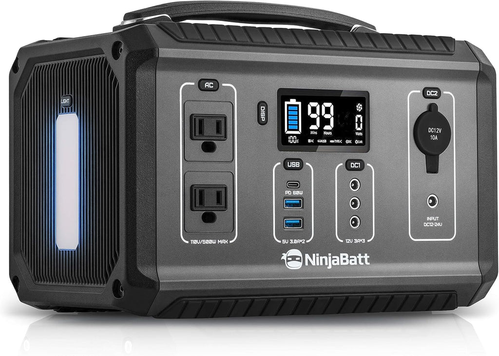 500W Portable Power Station with 560Wh Battery J9395