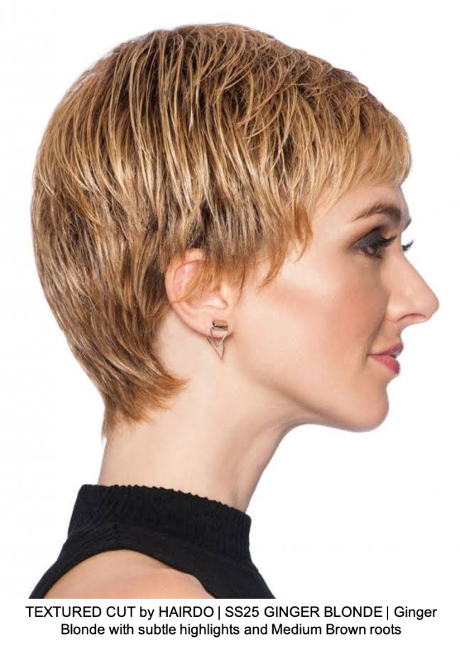 Textured Cut HF Synthetic Wig K18301