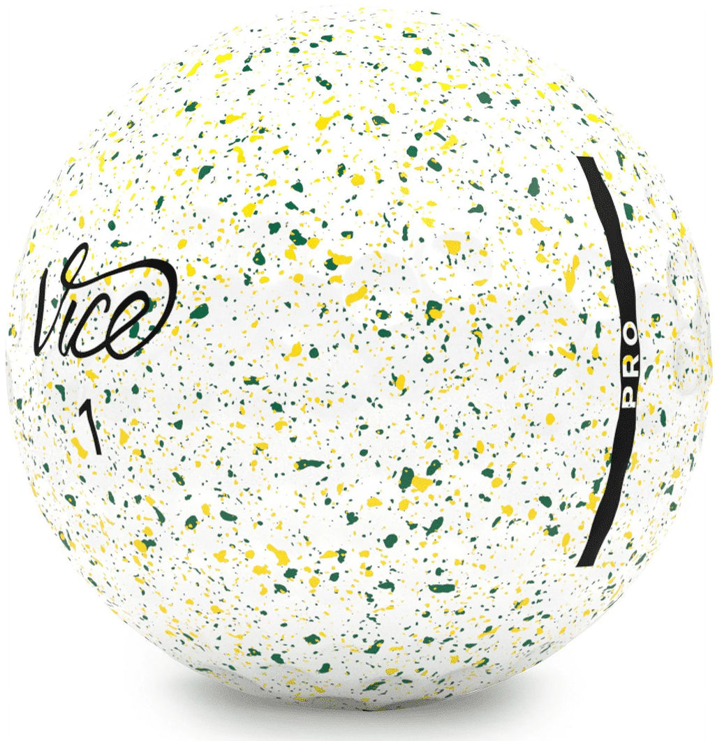 Yellow and Green Golf Balls, 1 Dozen E48485