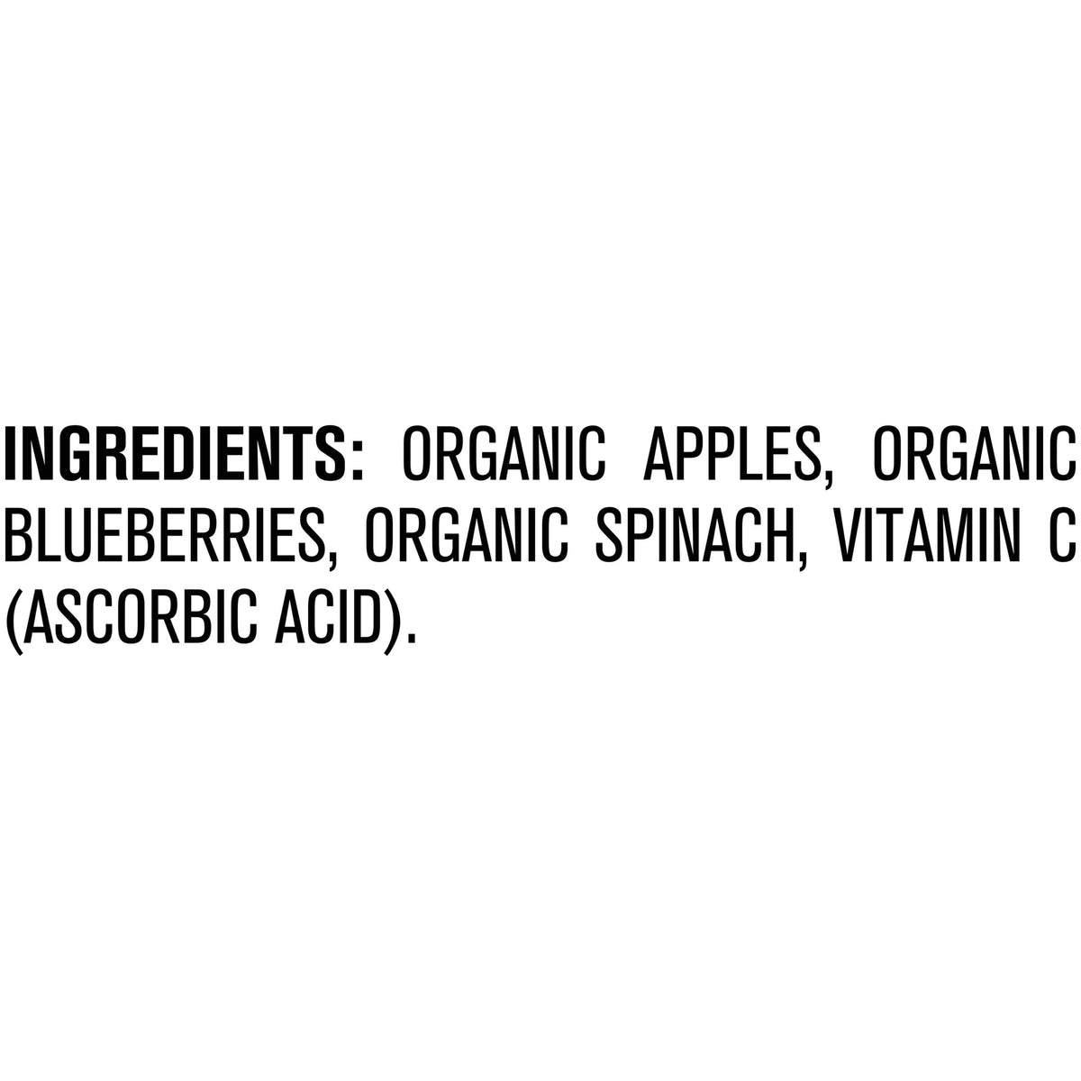 Organic Apple Blueberry Spinach Baby Food 3.5 oz Pouches 12 Pack I840813