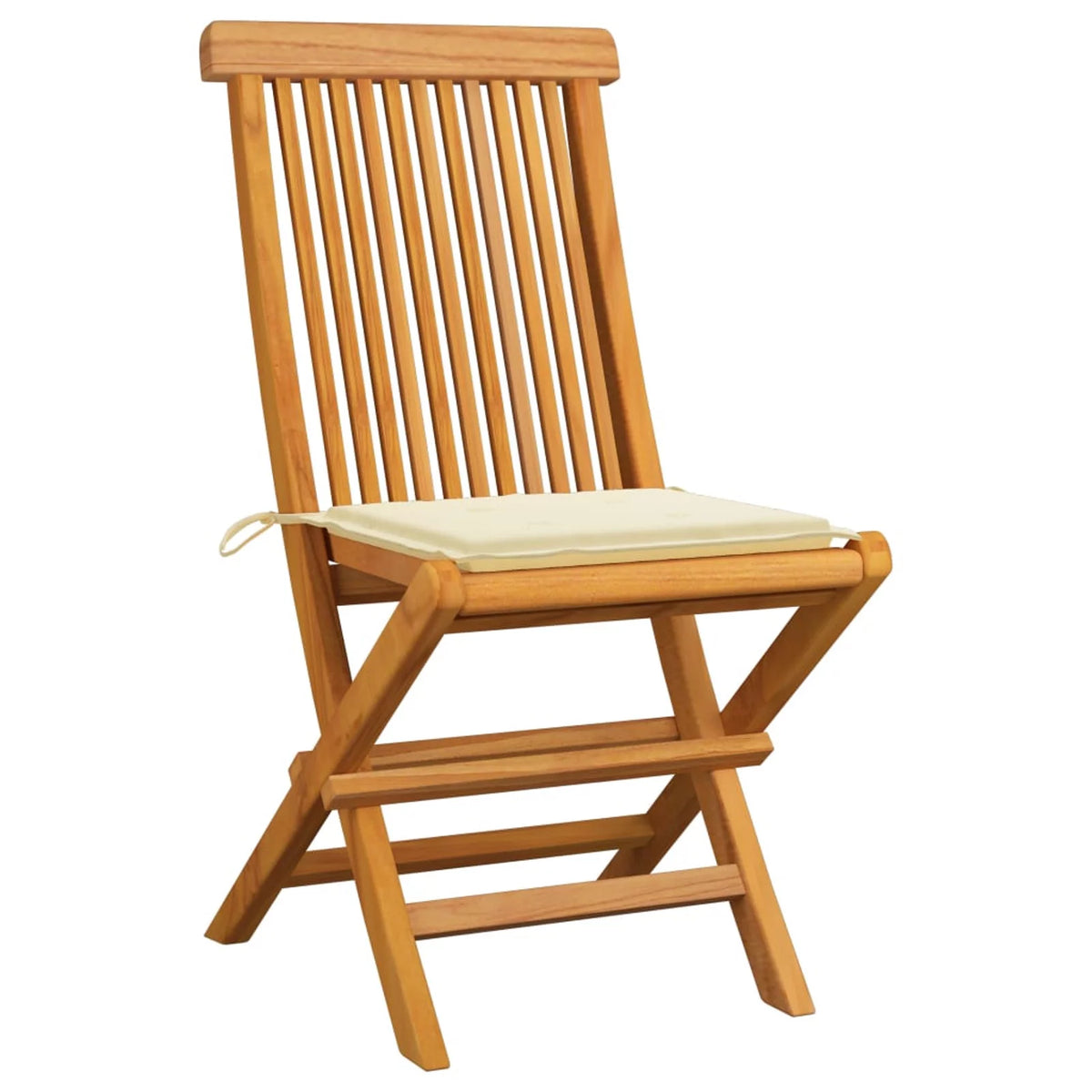 Patio Chairs with Cushions 4 pcs Solid Teak Wood P969