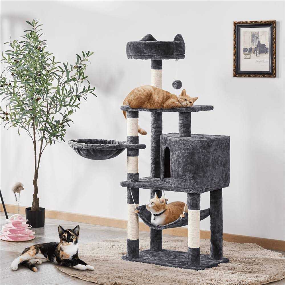54.5 inch Cat Tree Tower with Scratching Posts P4568