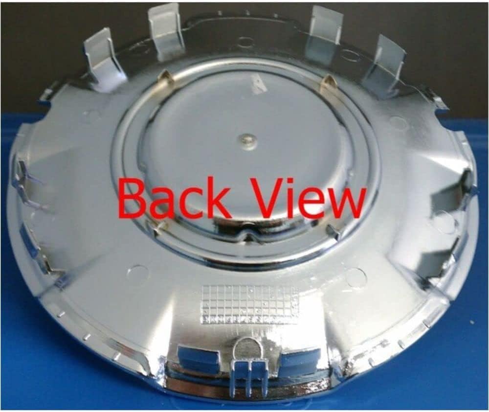 Chrome Alloy Wheel Center Hub Cap Pack of 2 Y1501