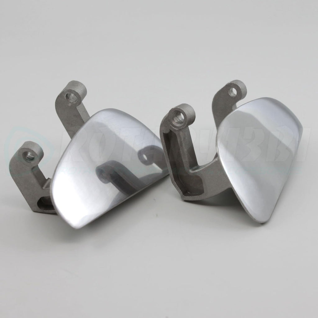 Polished Aluminum Door Handles U78393
