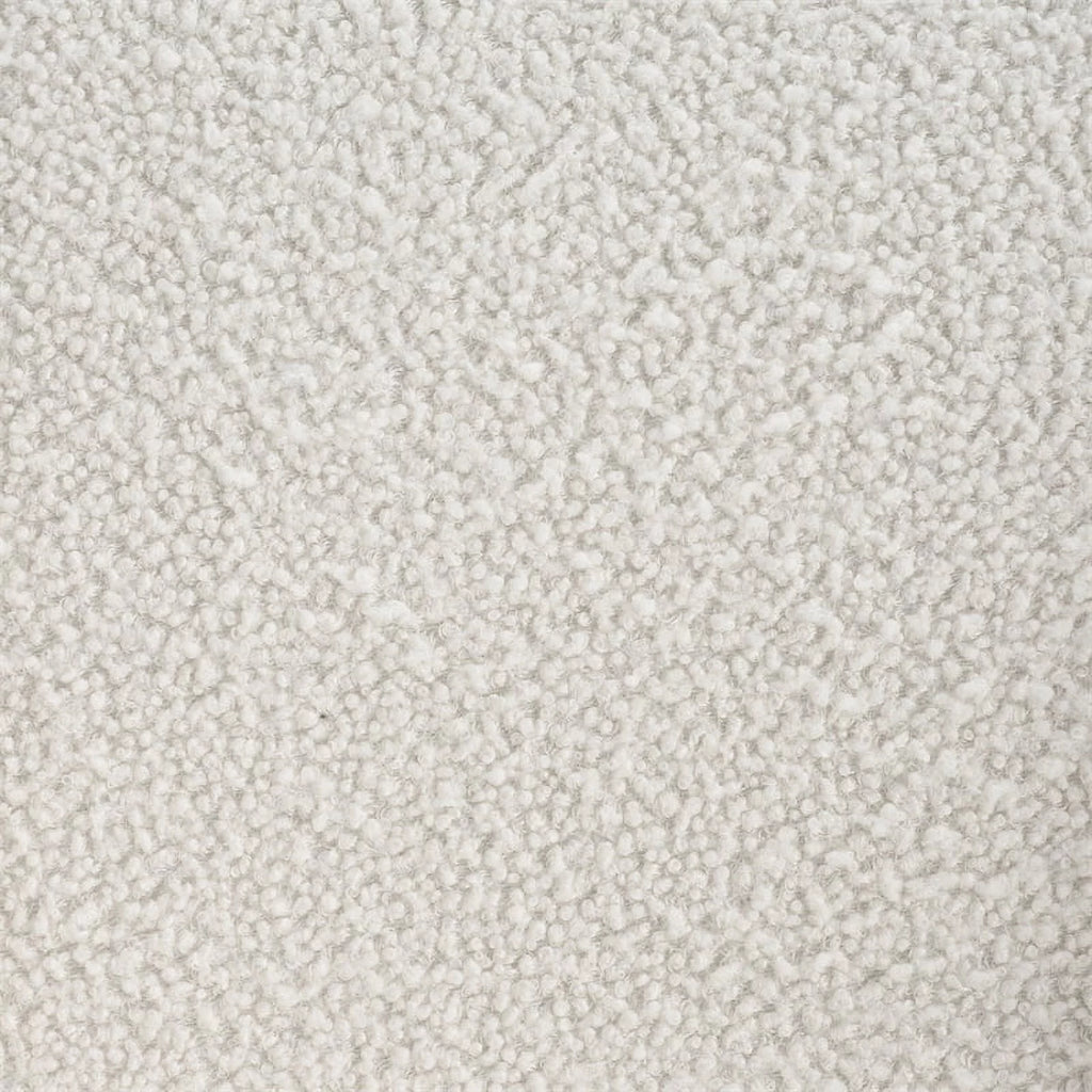 Upholstered Swivel Office Chair in Cream Sherpa V230