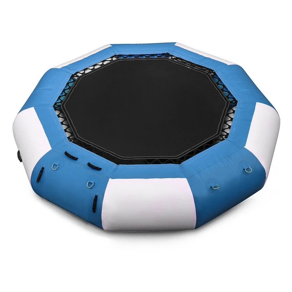 17Ft Inflatable Water Trampoline Floating Jump Bounce Platform 400kg/ 880lb Z225997