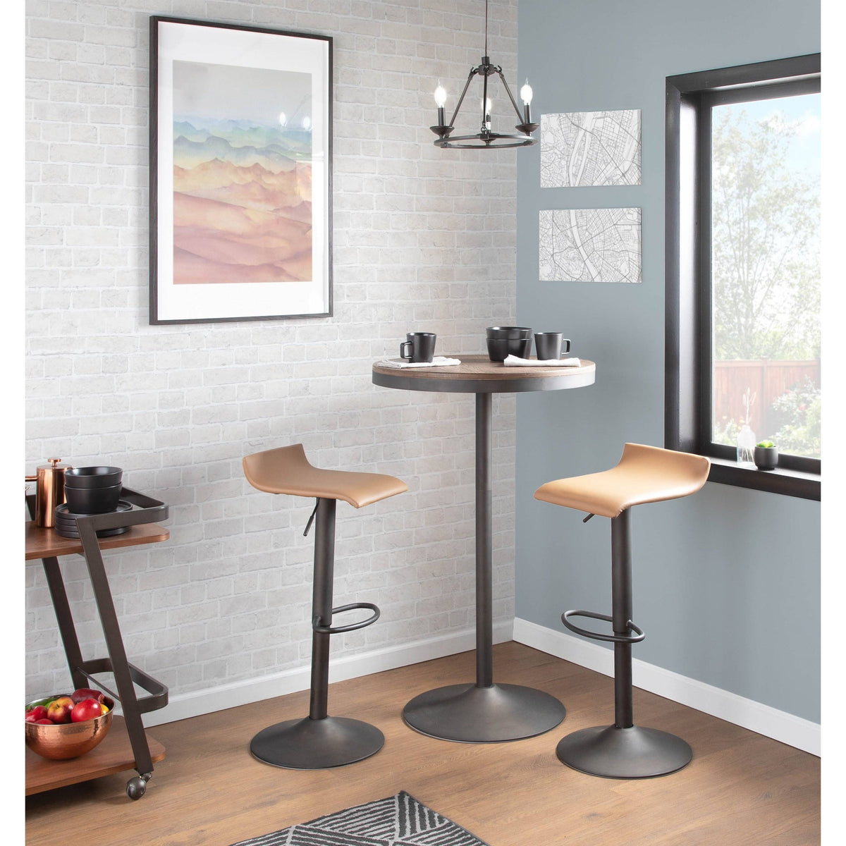 Adjustable Dining Bar Table H8012