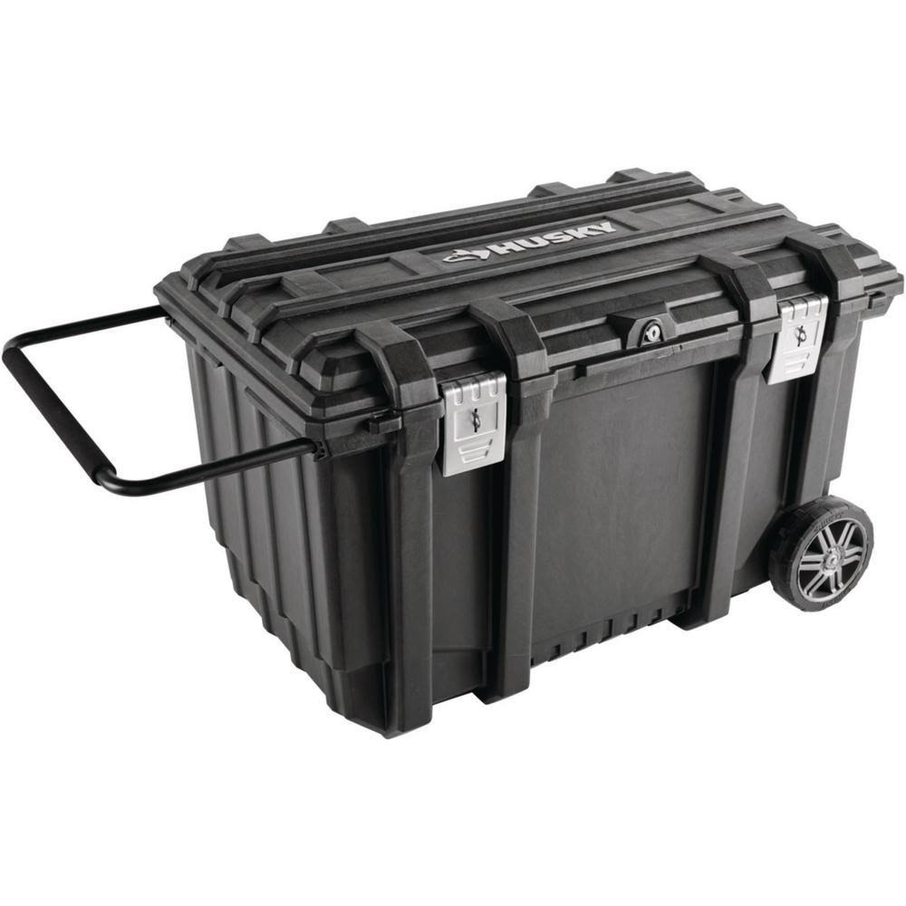 Black Mobile Job Box Utility Cart J4397