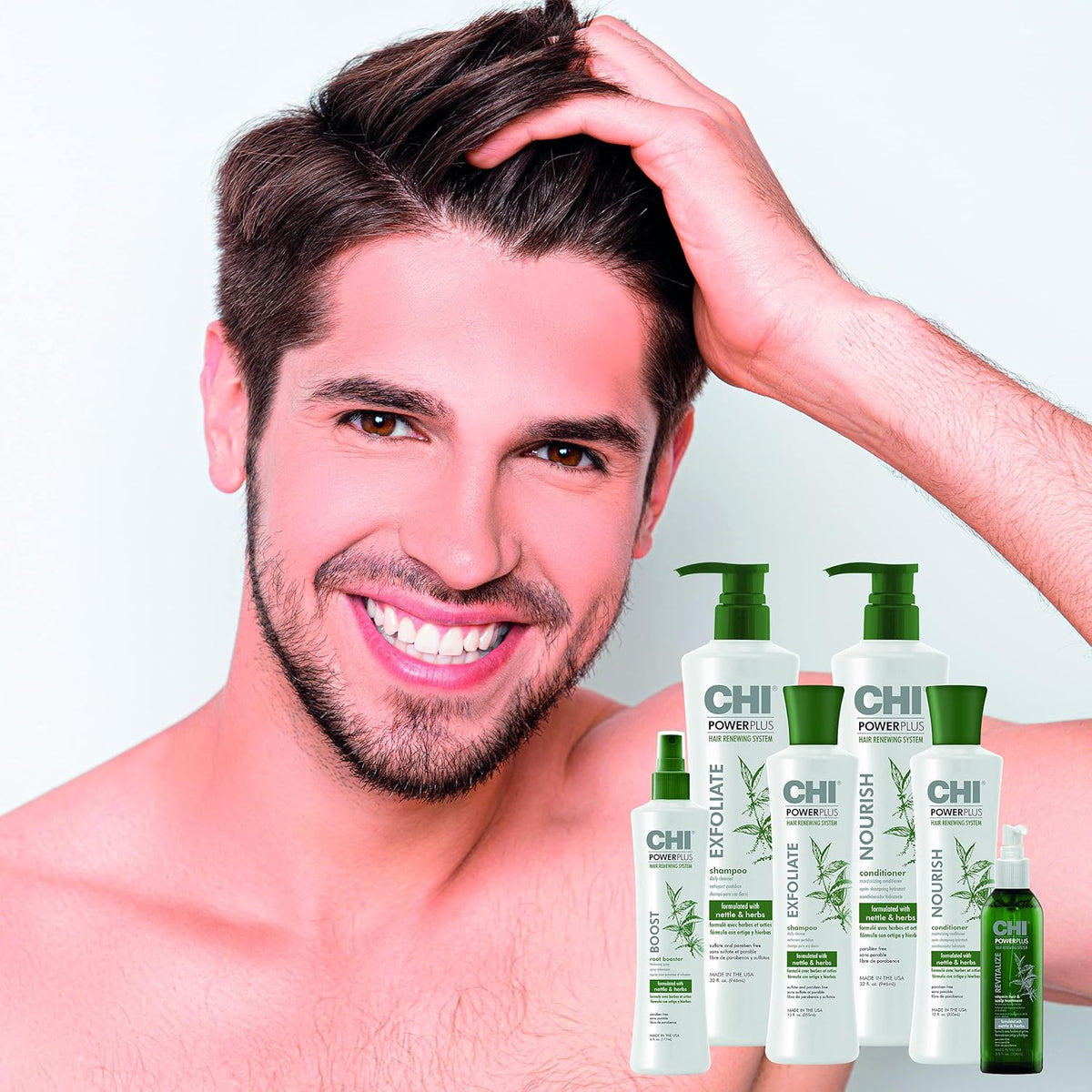 Powerplus Starter Kit with Shampoo, Conditioner and Scalp Treatment N7649