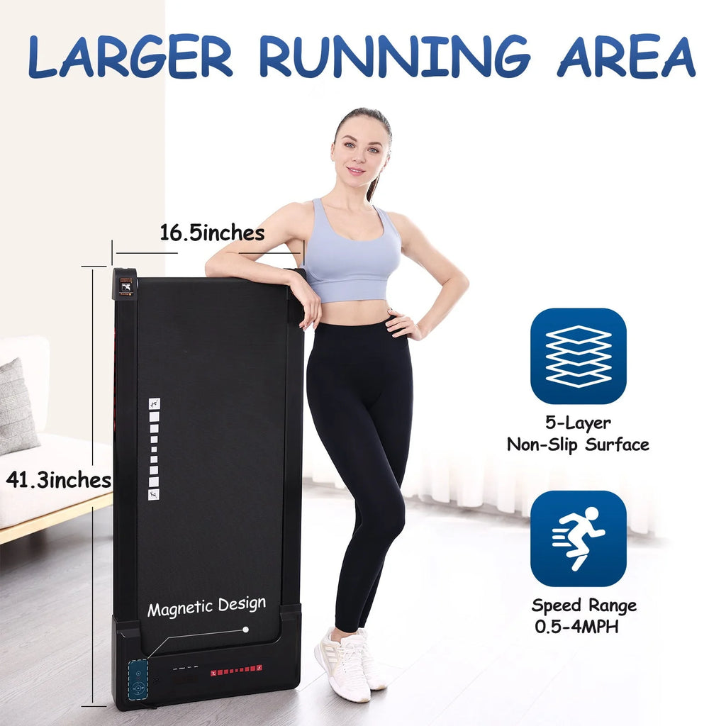 Walking Pad Treadmill 265 lbs Capacity with Remote Control K889