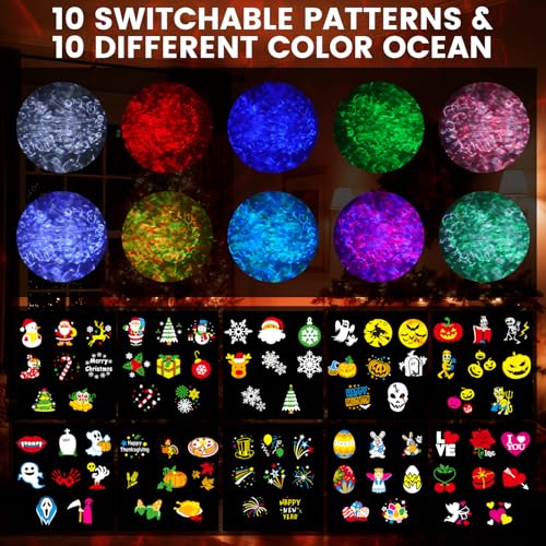 Halloween Christmas LED Projector Lights 15W Waterproof Z319774