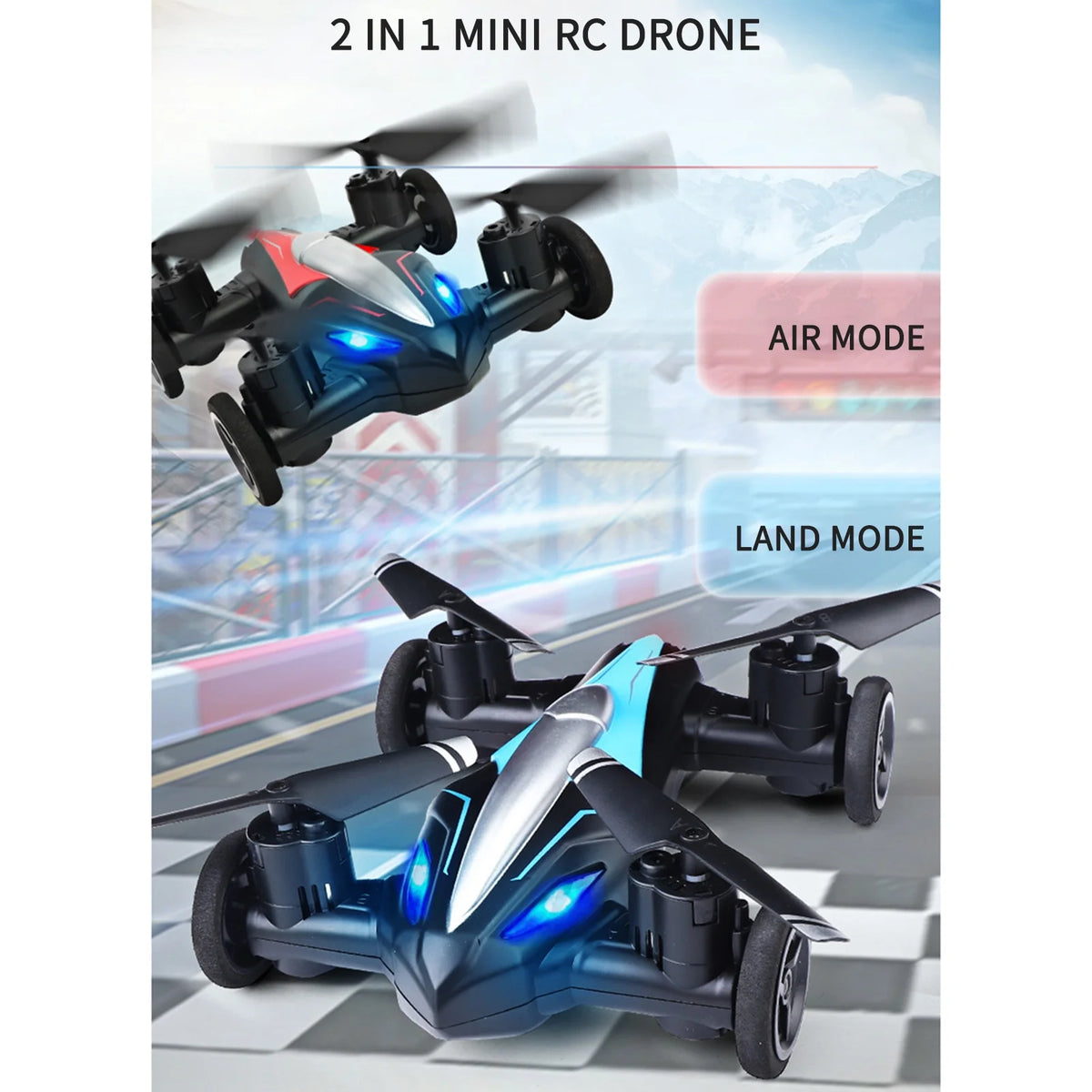 RC Drone with Camera 4K 5G Wifi Brushless Quadcopter with Storage Bag 2 Battery L1962