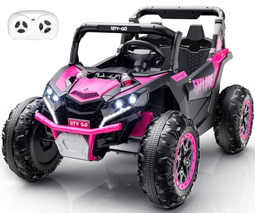 Kids Ride on Car, Electric 4WD Off-Road UTV Truck, 7Ah Battery with Remote Control, Blue G582994