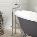 Chrome Floor Mounted Tub Filler Faucet U22932