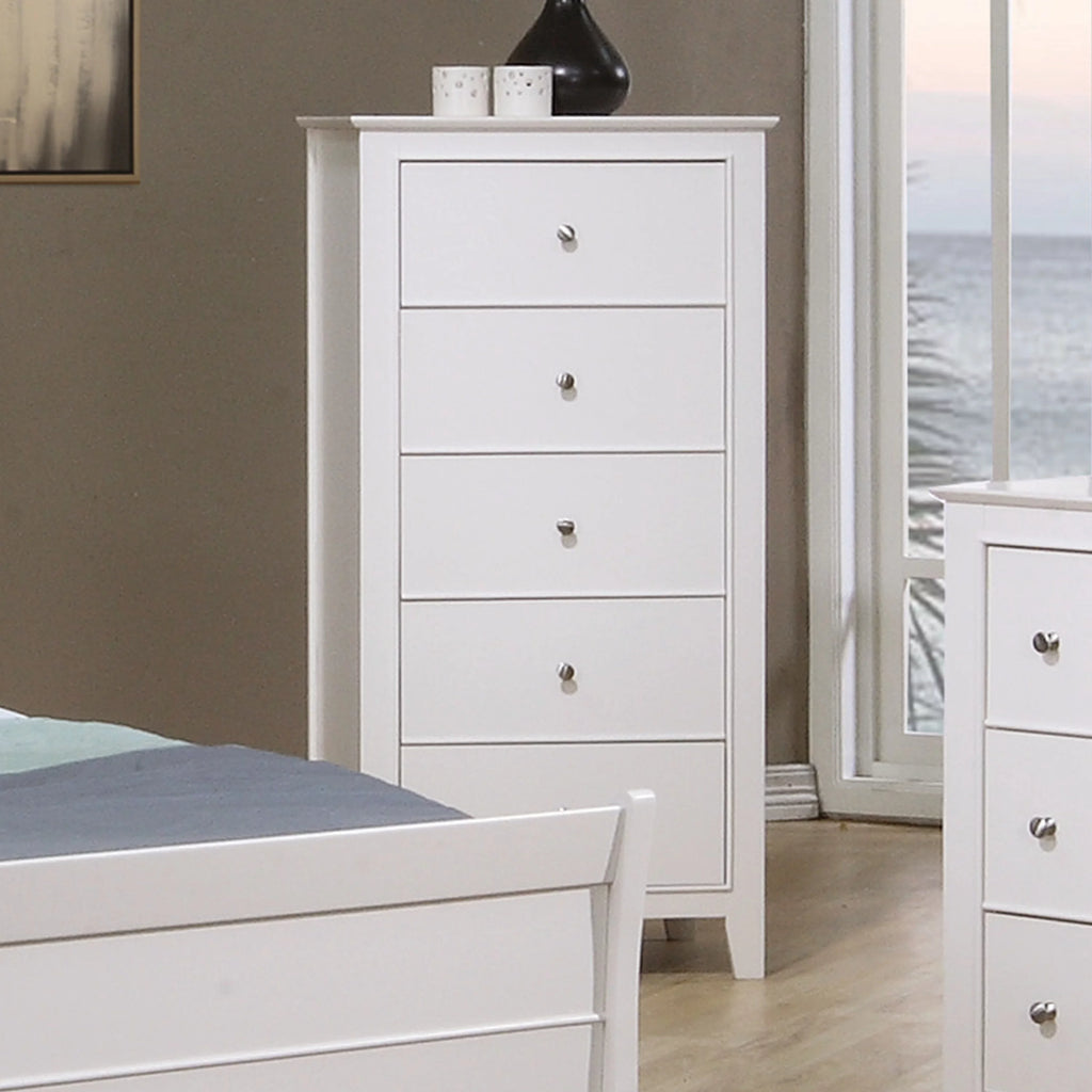 Buttermilk Storage Bedroom Set with Sleigh Headboard B82757