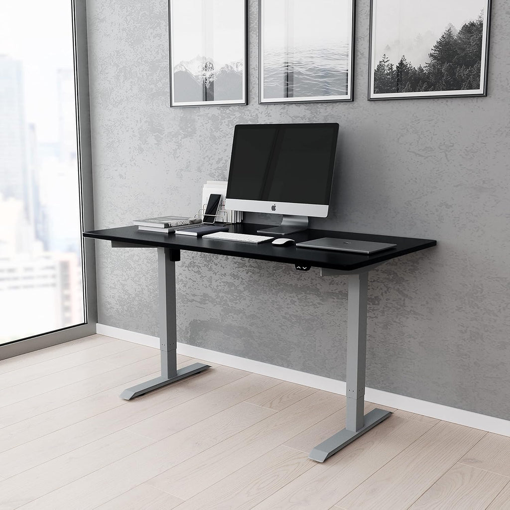 Black Sit to Stand Desk Y30585