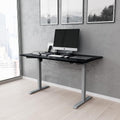 Black Sit to Stand Desk Y30585