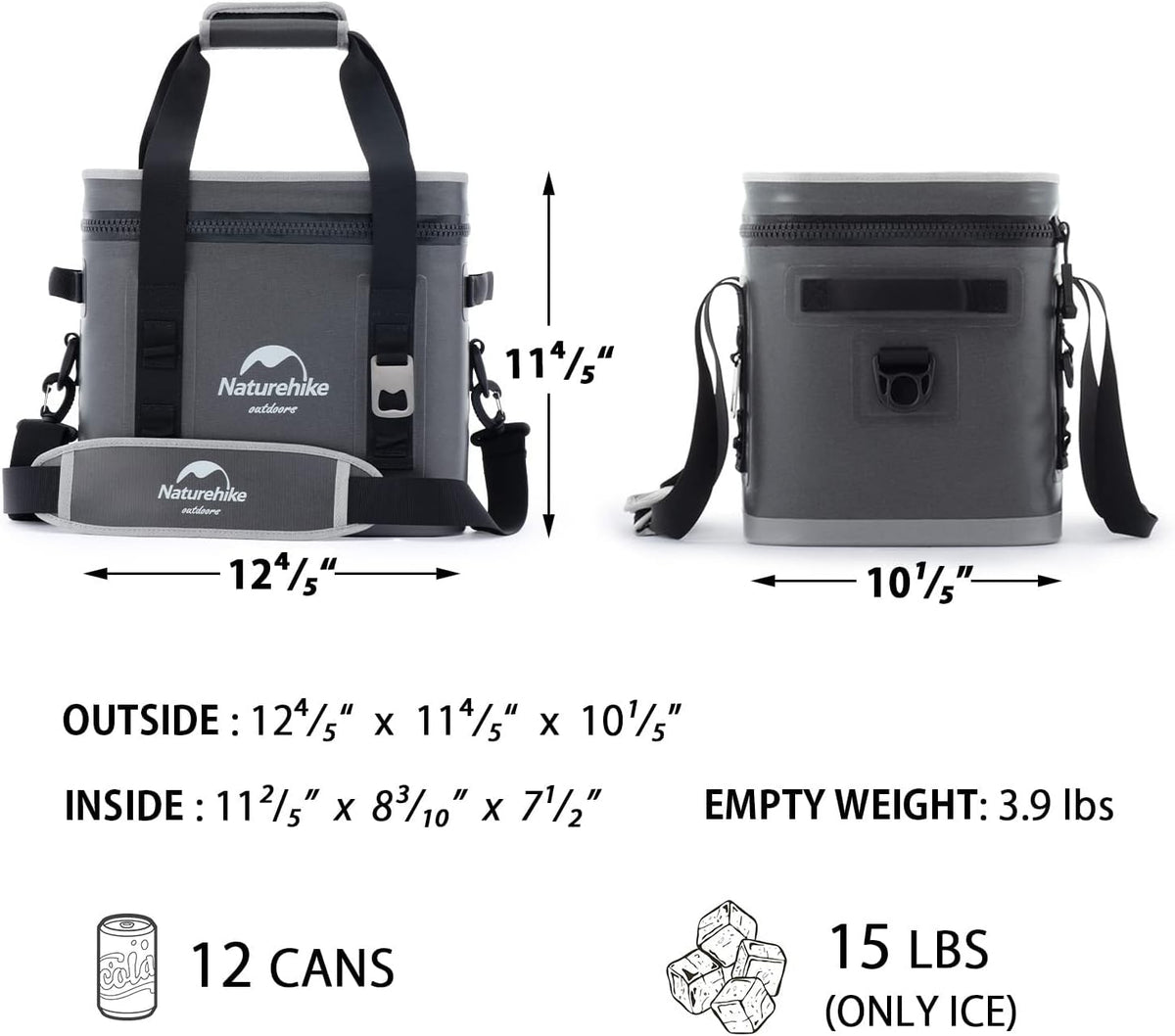 Insulated Leakproof Portable Cooler Bag 12 Cans A816