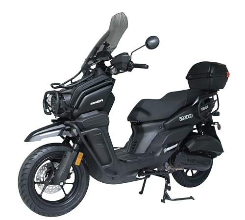 Black 200cc Scooter with 13 inch Wheels H6252