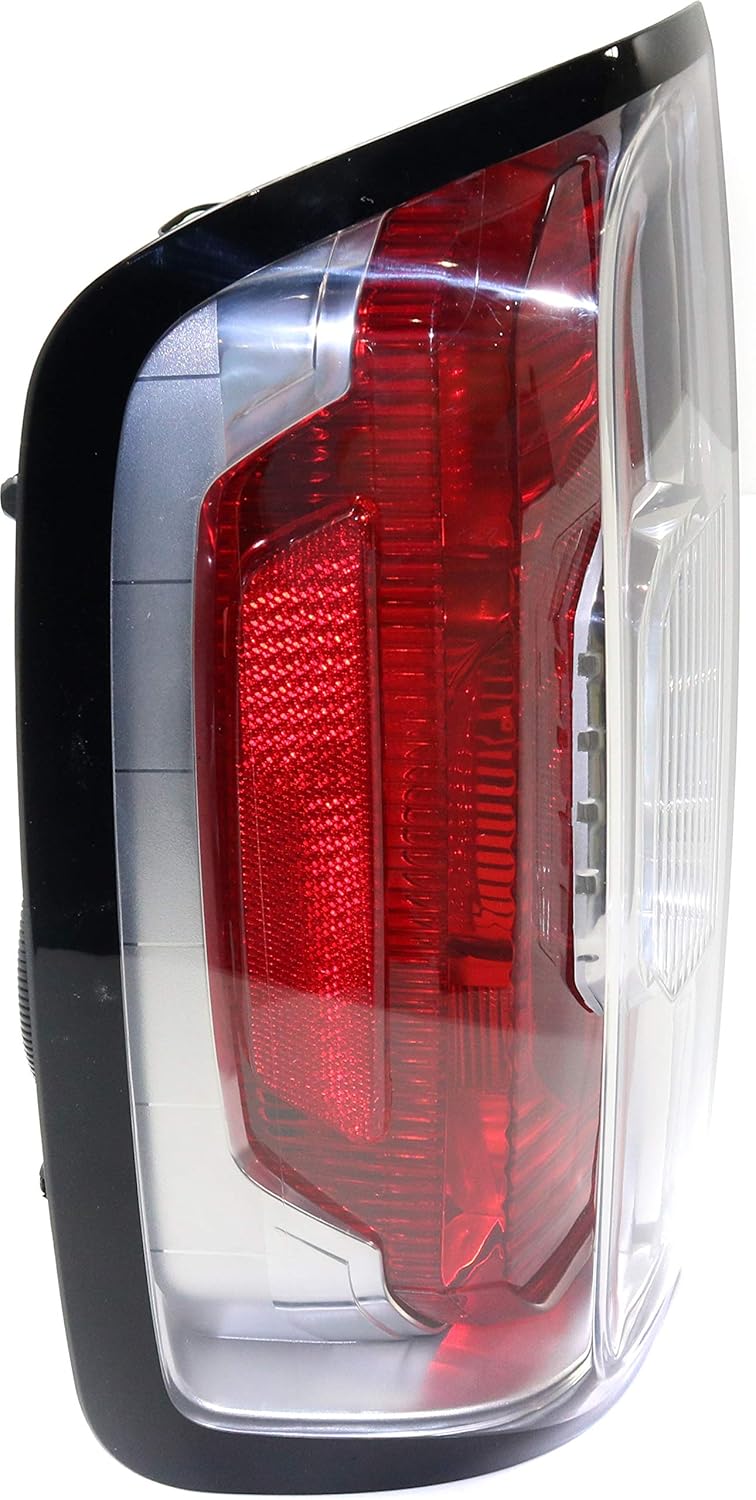 Tail Light Assembly Clear Red Lens Driver Side O960753