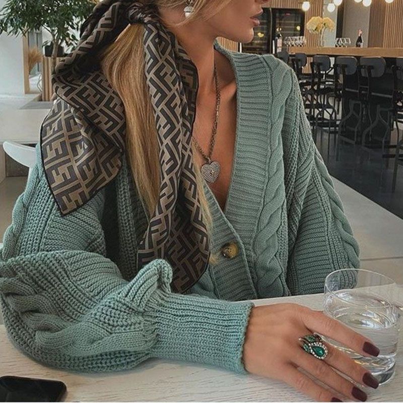 Chunky Knit Sweater and Pants Set F90803