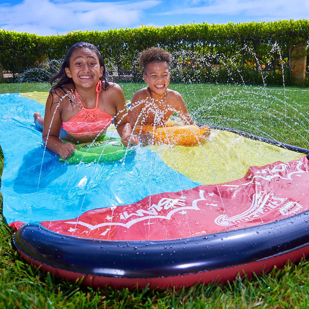 16 ft Double Water Slide with 2 Boogie Boards W144