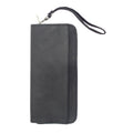 Black Leather Passport Ticket Holder T844