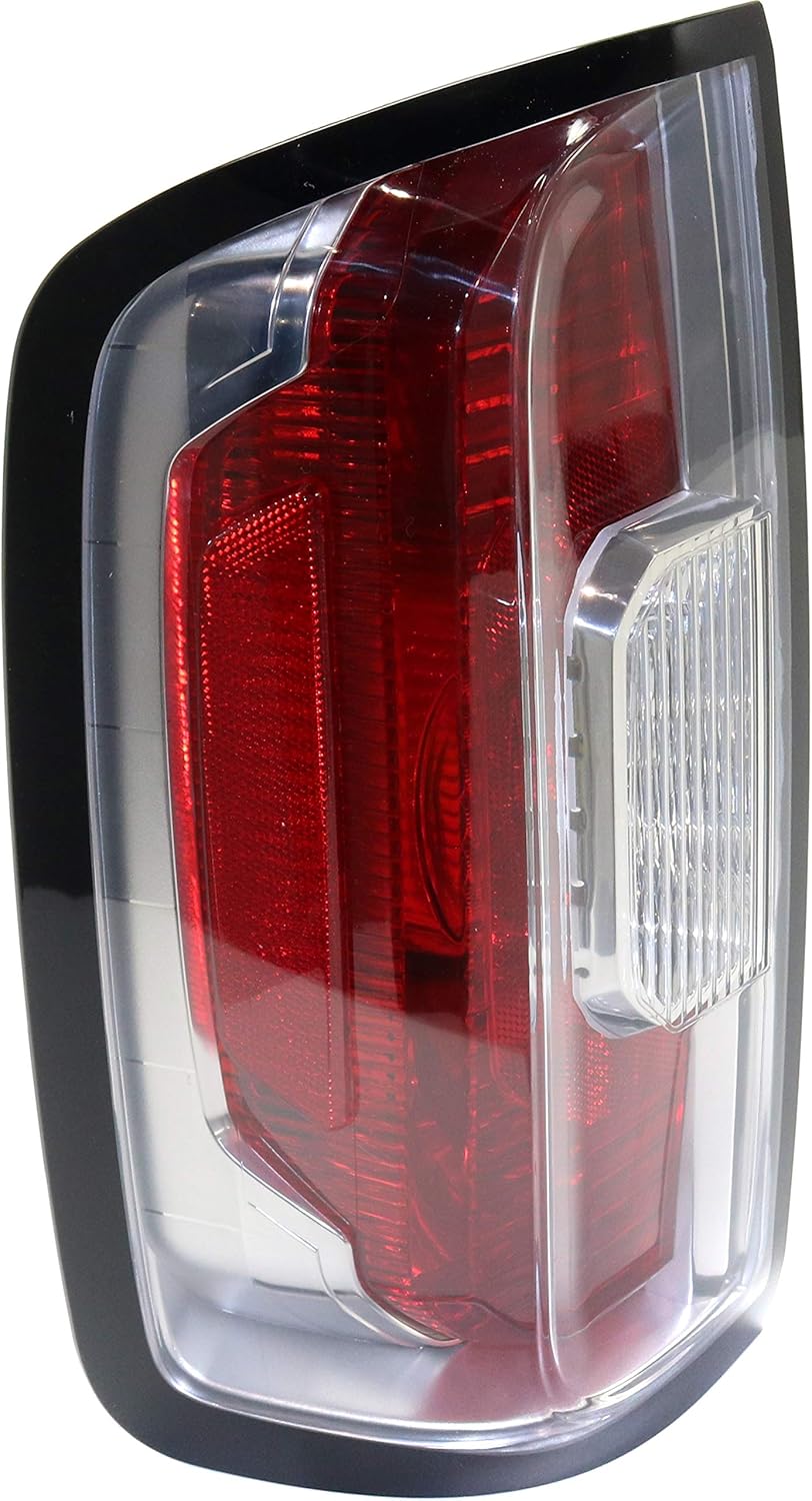 Tail Light Assembly Clear Red Lens Driver Side O960753