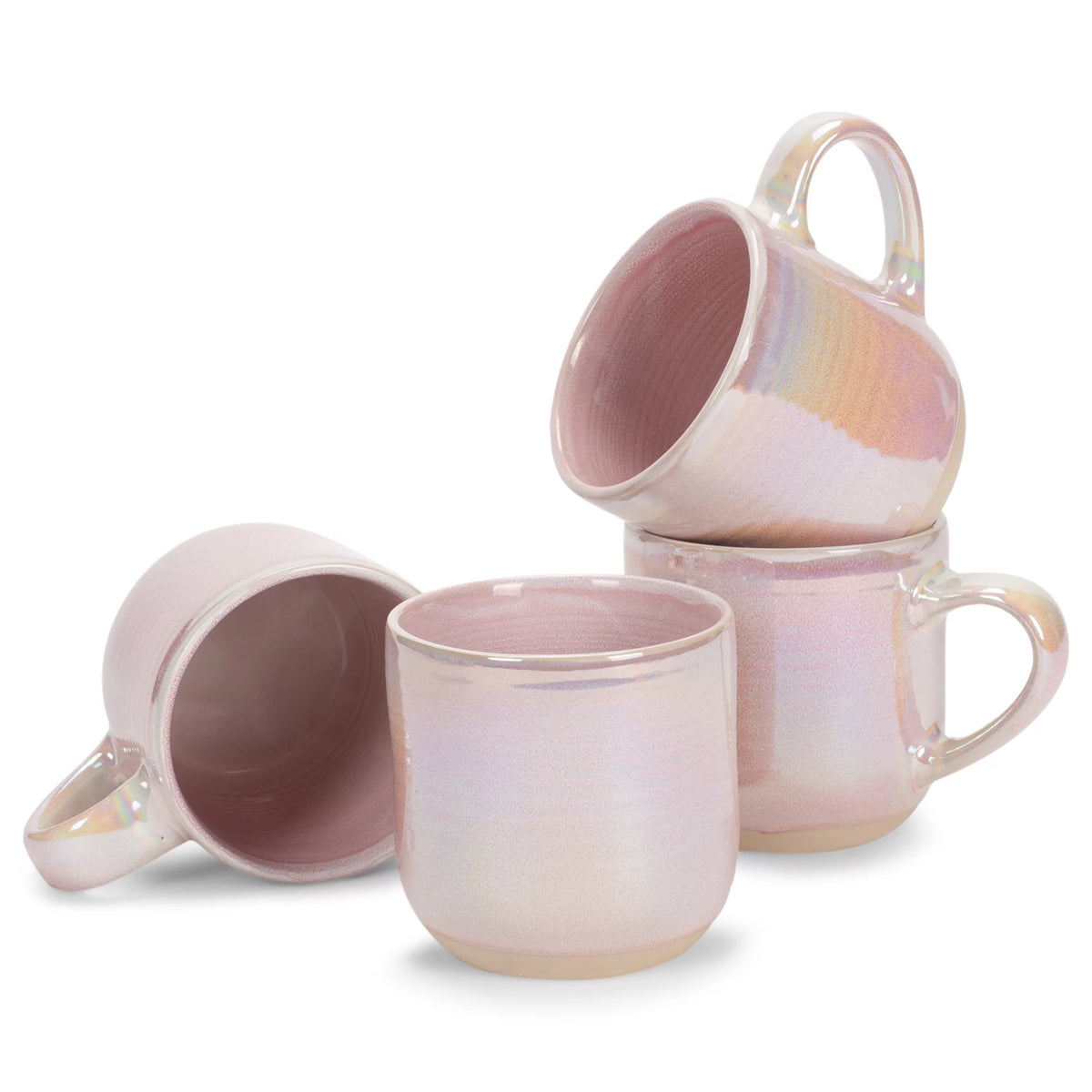 17 ounce Stoneware Coffee Cup Mugs Set of 4 G995