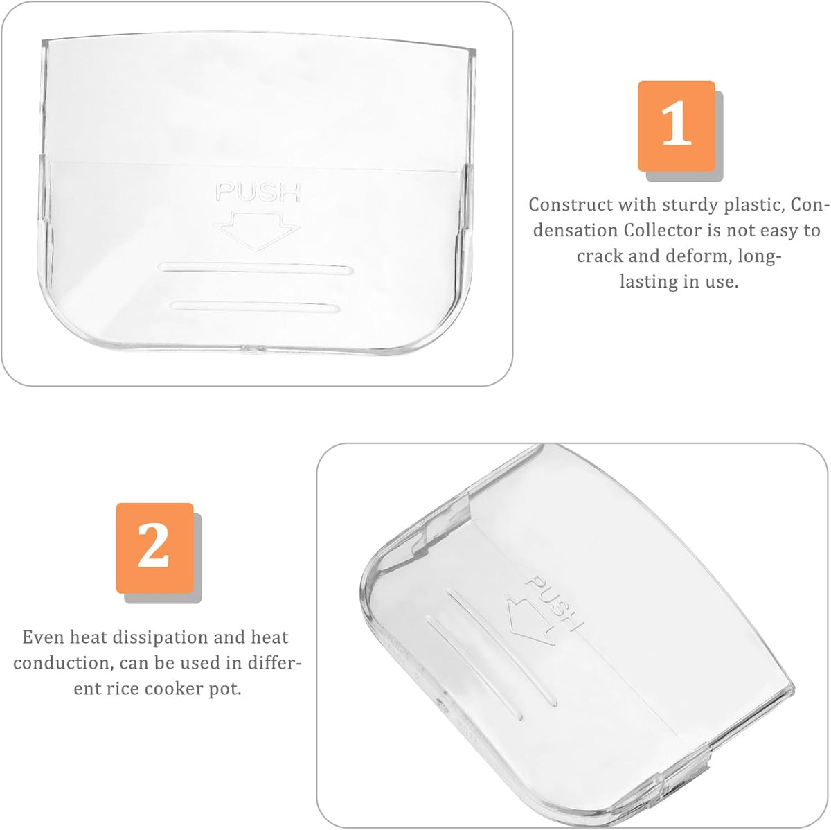 5pcs Plastic Rice Cooker Water Box T480947