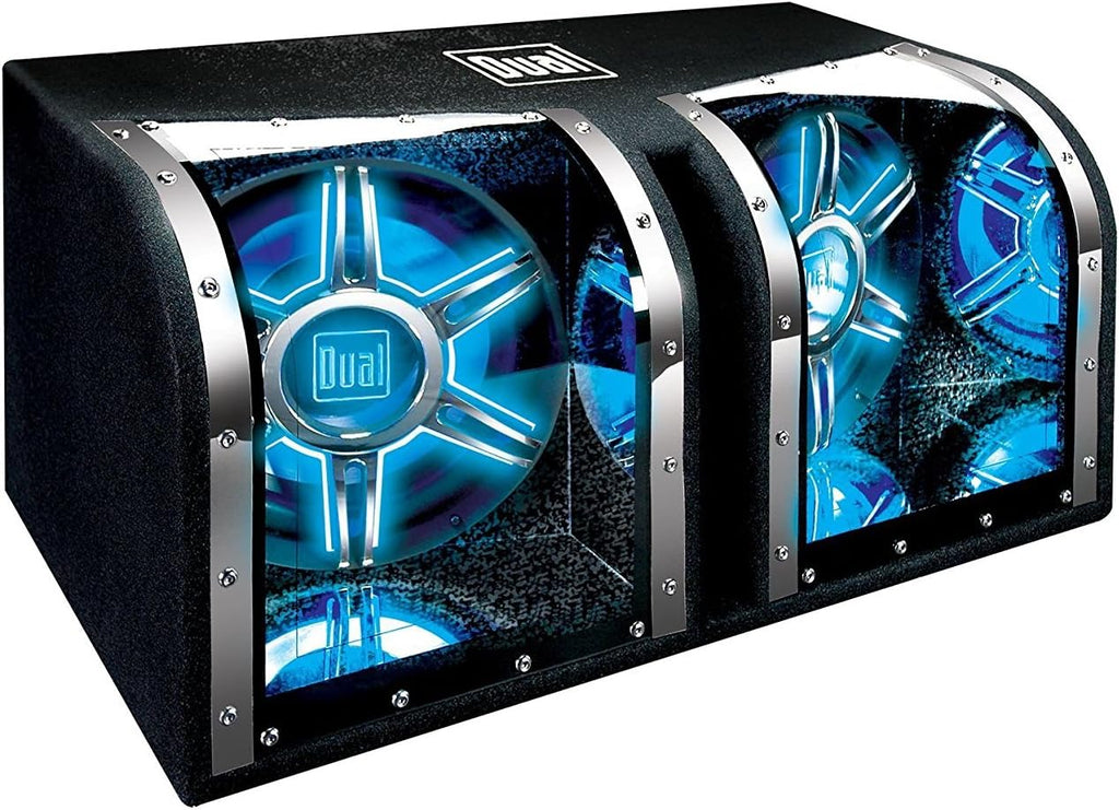 12 inch Car Audio Subwoofer with Bandpass Enclosure and LED illumination N946