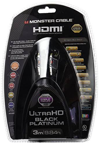 3 Meter Black HDMI Cable with Ethernet T554