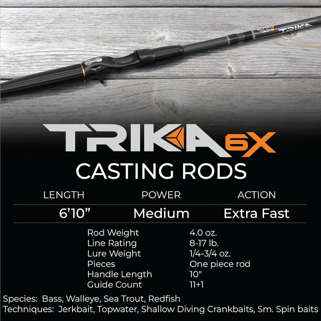 6X Carbon Weave Fishing Rod L45594