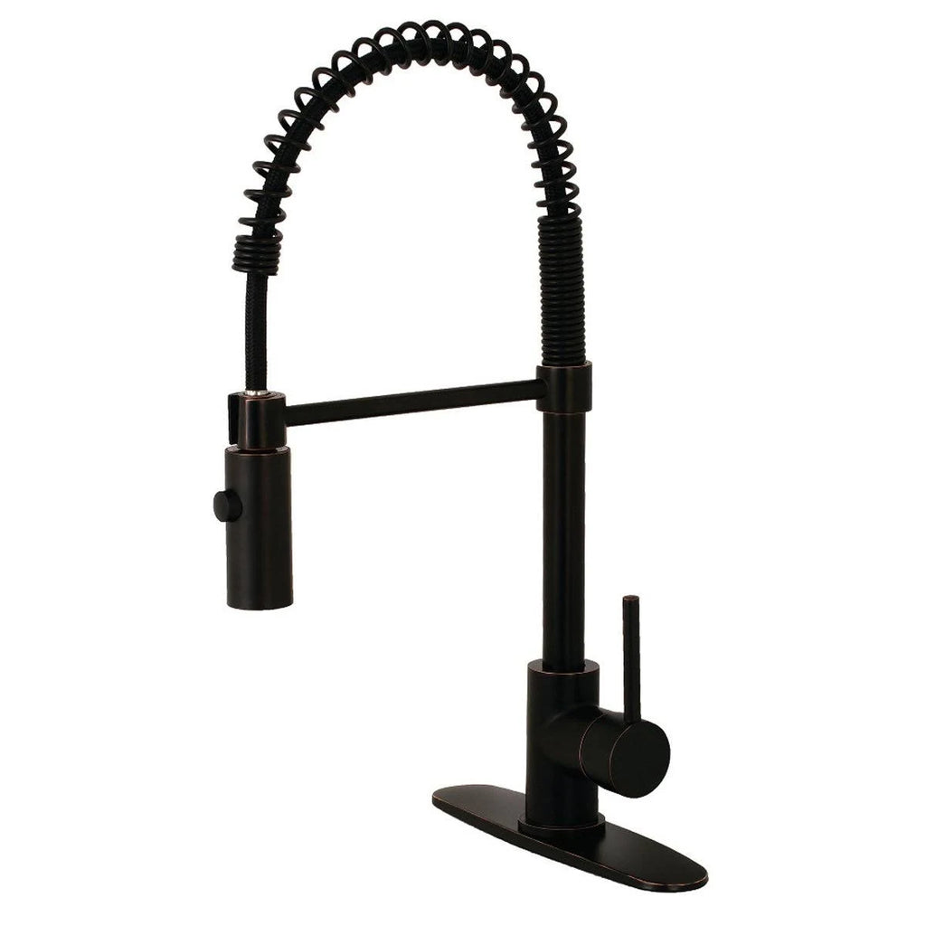 Naples Bronze Single-Handle Pre-Rinse Kitchen Faucet Z811904