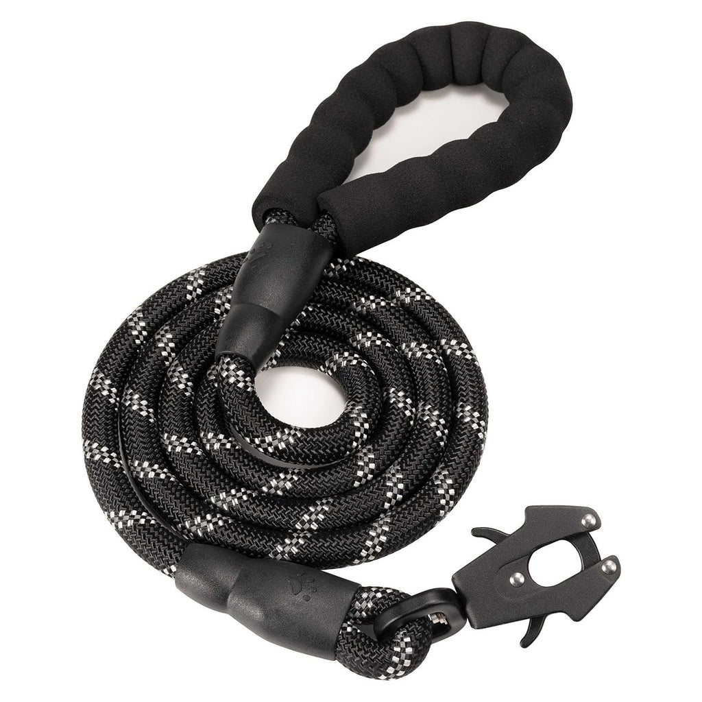 Heavy Duty Reflective Nylon Dog Leash with Locking Clip I9803