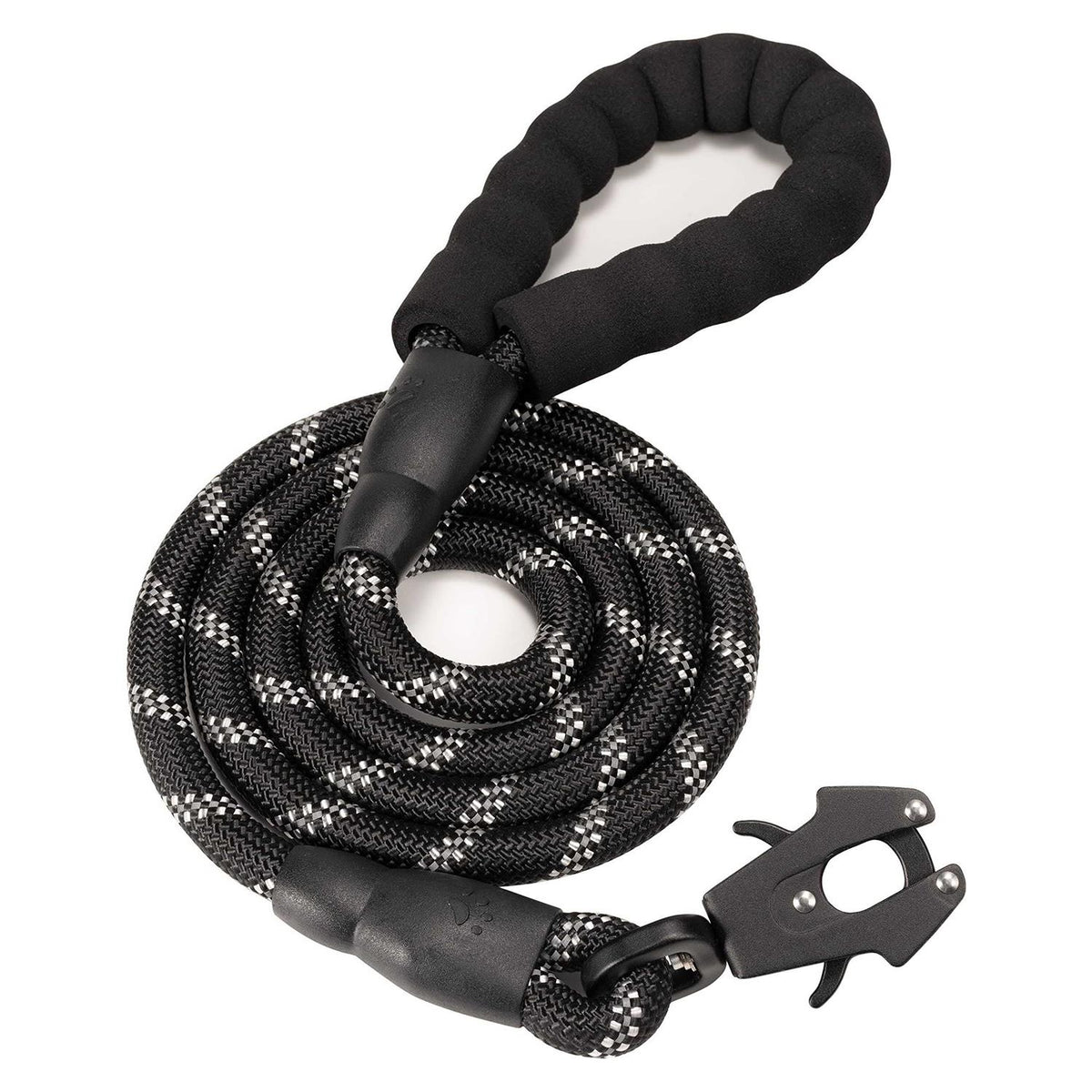 Heavy Duty Reflective Nylon Dog Leash with Locking Clip I9803