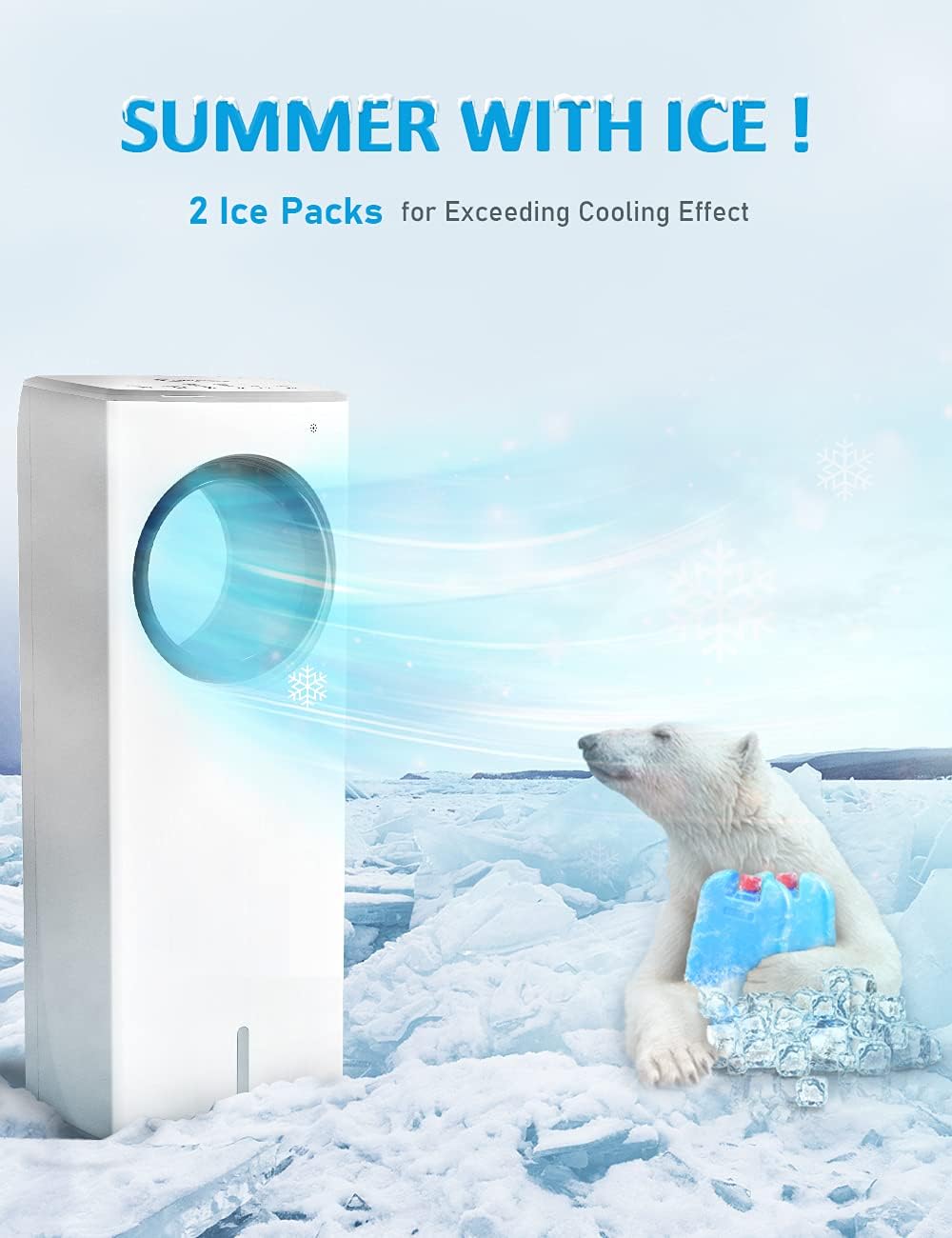 2-in-1 Evaporative Air Cooler with Remote W47950