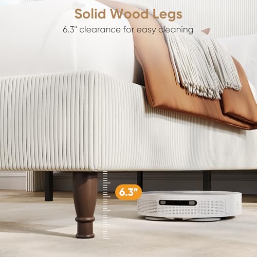 Queen Size Upholstered Platform Bed with Tall Headboard X630
