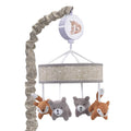Gray/Beige Fox and Bear Musical Mobile A1090