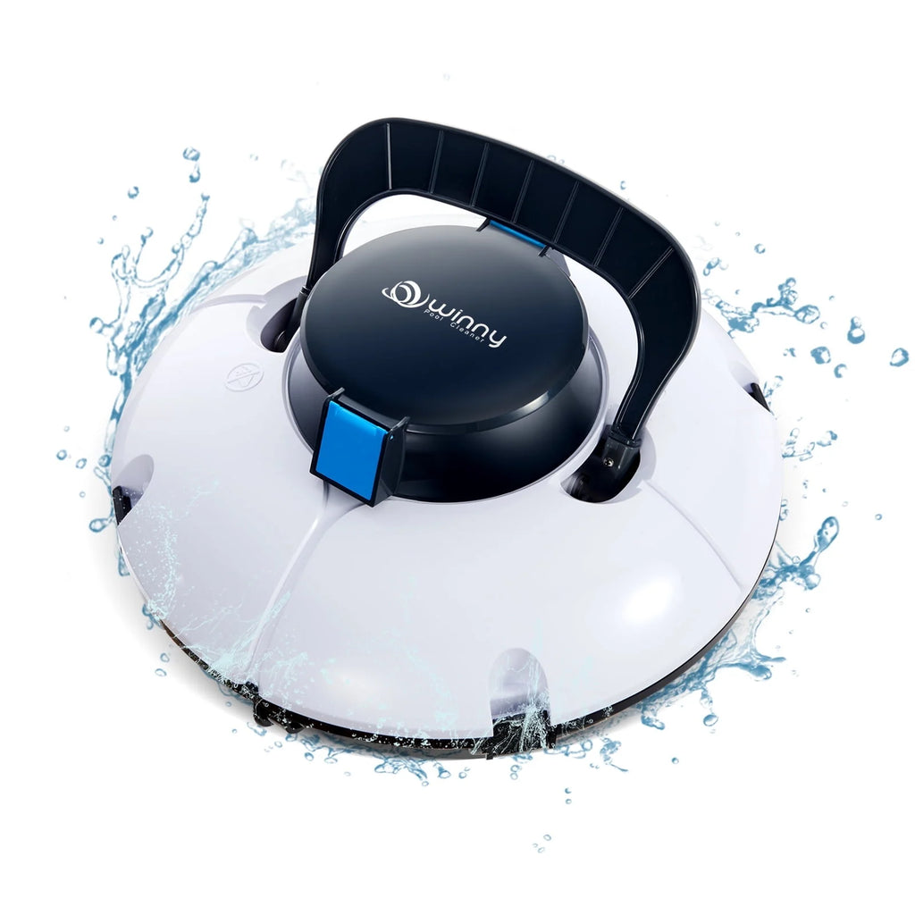 Cordless Robotic Pool Cleaner with Dual Suction Ports W77271