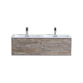 48 in. Nature Wood Wall Mount Bathroom Vanity S769