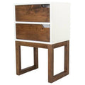 Brown 2-Drawer End Table S431822