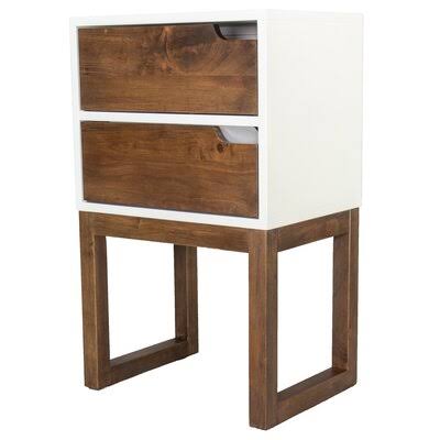 Brown 2-Drawer End Table S431822