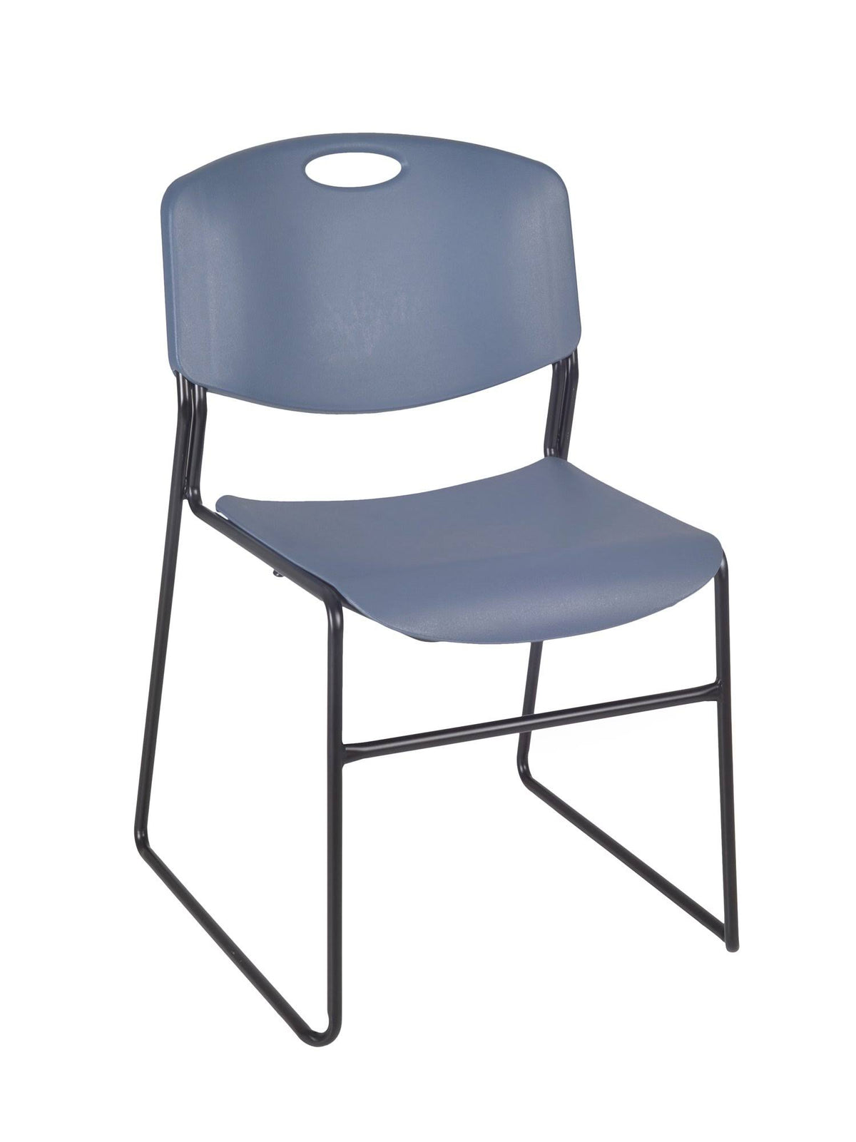 48x22 Square Breakroom Table with 4 Stack Chairs C3651