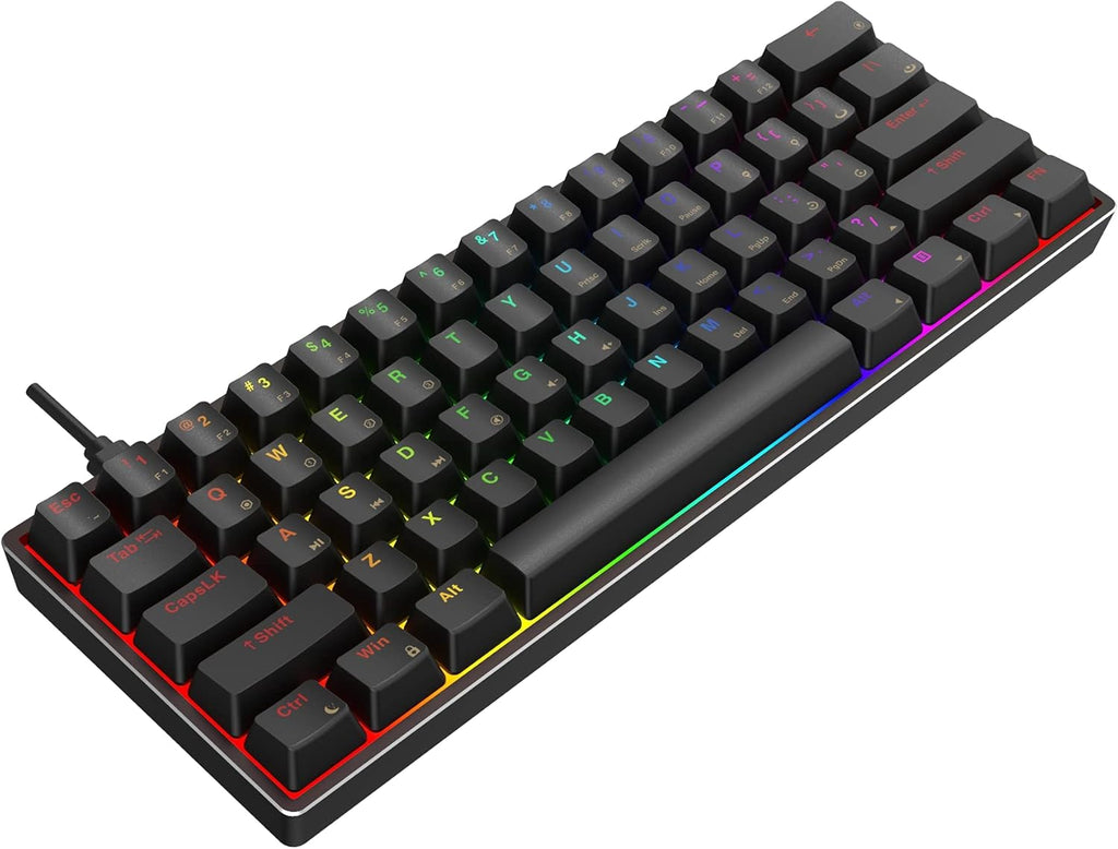 61 Keys Aluminum Case Hot Swappable Mechanical Keyboard T98053