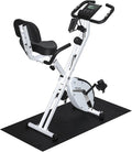 Folding Exercise Bike with Magnetic Resistance and Equipment Mat R997000