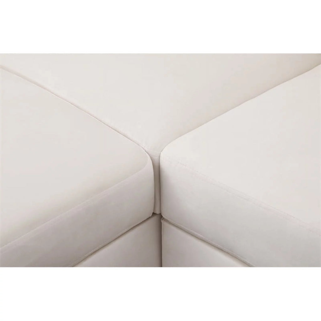 Cream White Sectional Sofa Y356
