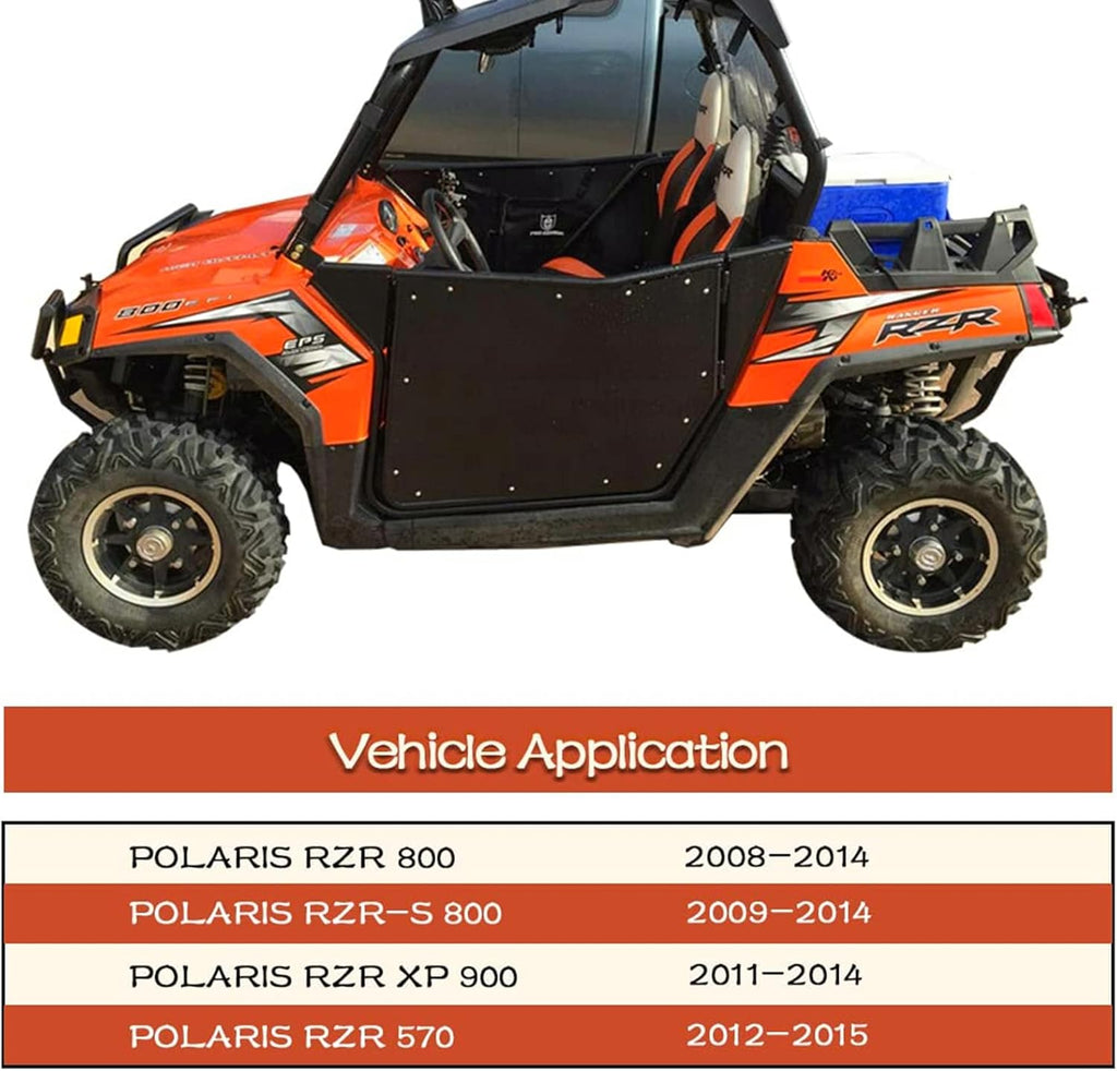 UTV Metal Doors with Automotive Style Latch, 2Pcs U3867